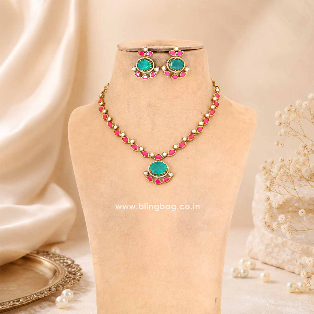 Multicolor Helenaia Victorian Jewellery Set - New Arrival