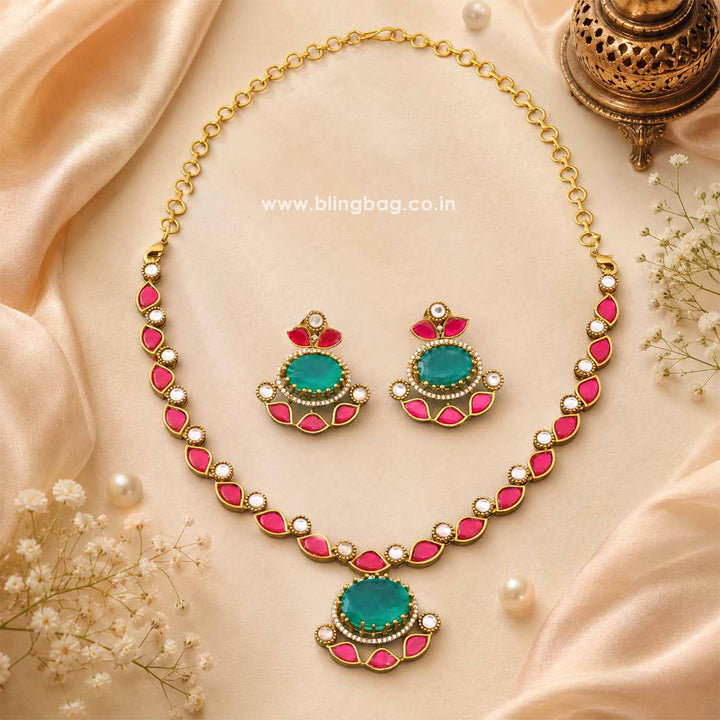 Multicolor Helenaia Victorian Jewellery Set - New Arrival