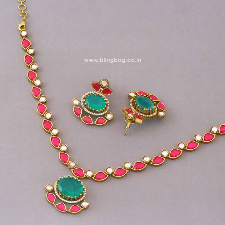 Multicolor Helenaia Victorian Jewellery Set - New Arrival
