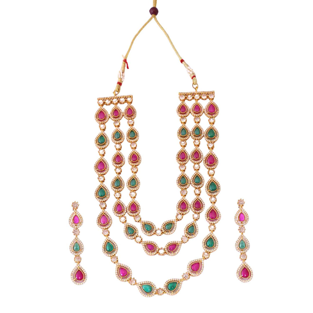 Multicolor Helga Victorian Jewellery Set - New Arrival