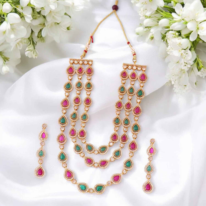 Multicolor Helga Victorian Jewellery Set - New Arrival