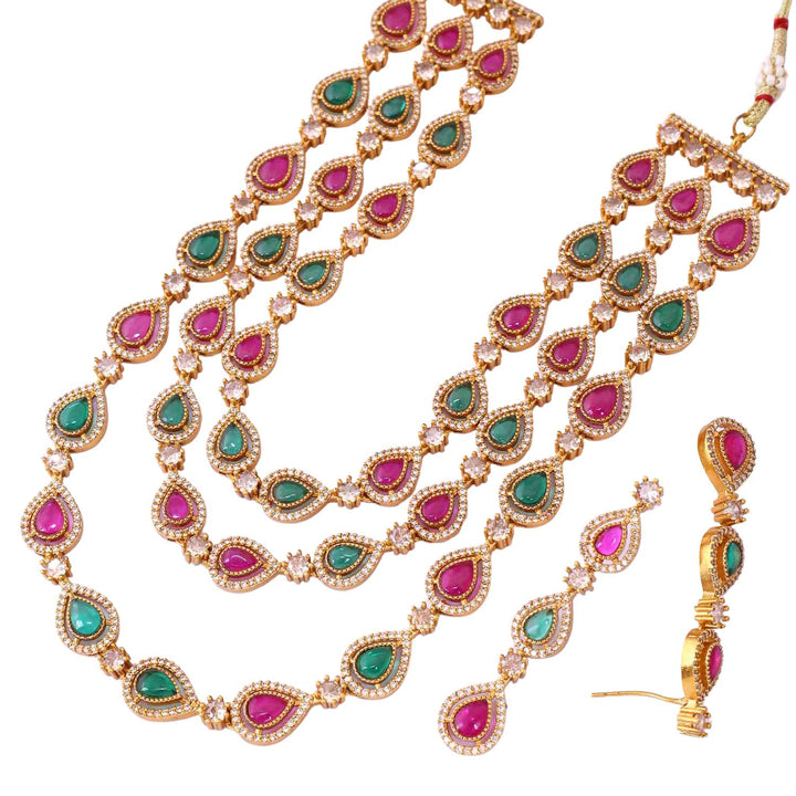 Multicolor Helga Victorian Jewellery Set - New Arrival