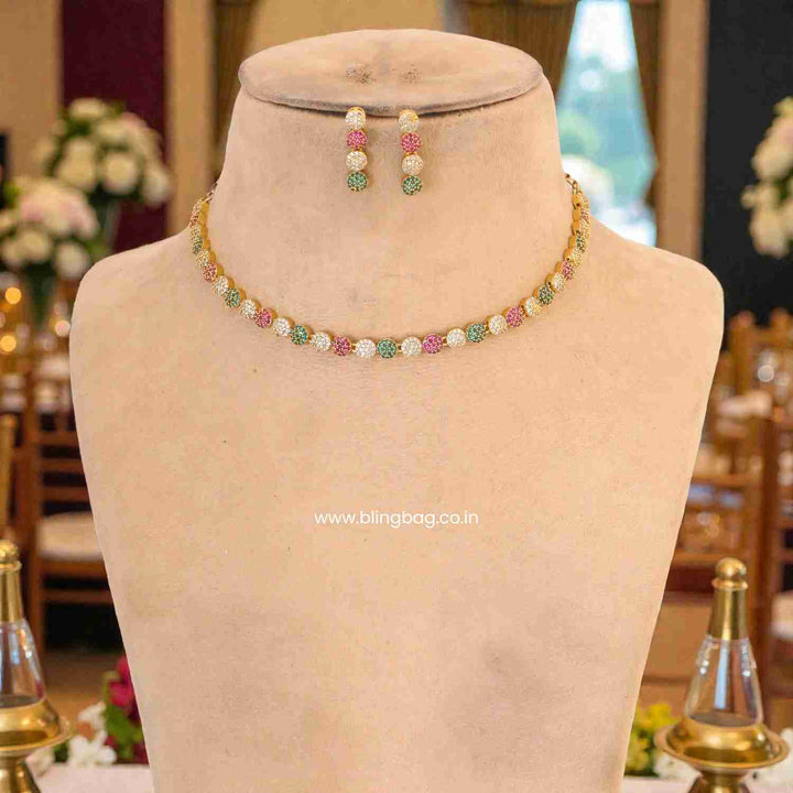 Multicolor Helira Victorian Jewellery Set - New Arrival