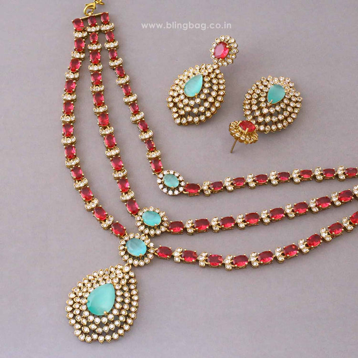 Multicolor Ignis Victorian Jewellery Set - New Arrival