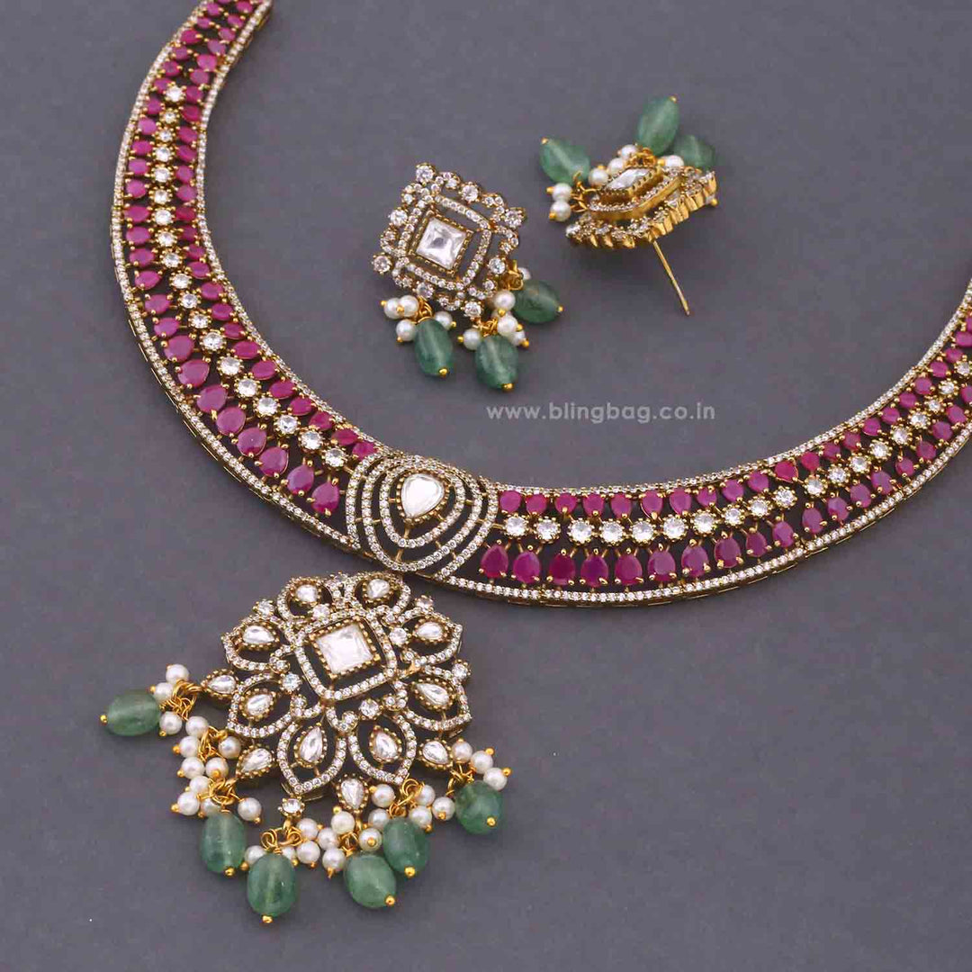 Multicolor Ilona Hasli Victorian Jewellery Set - New Arrival