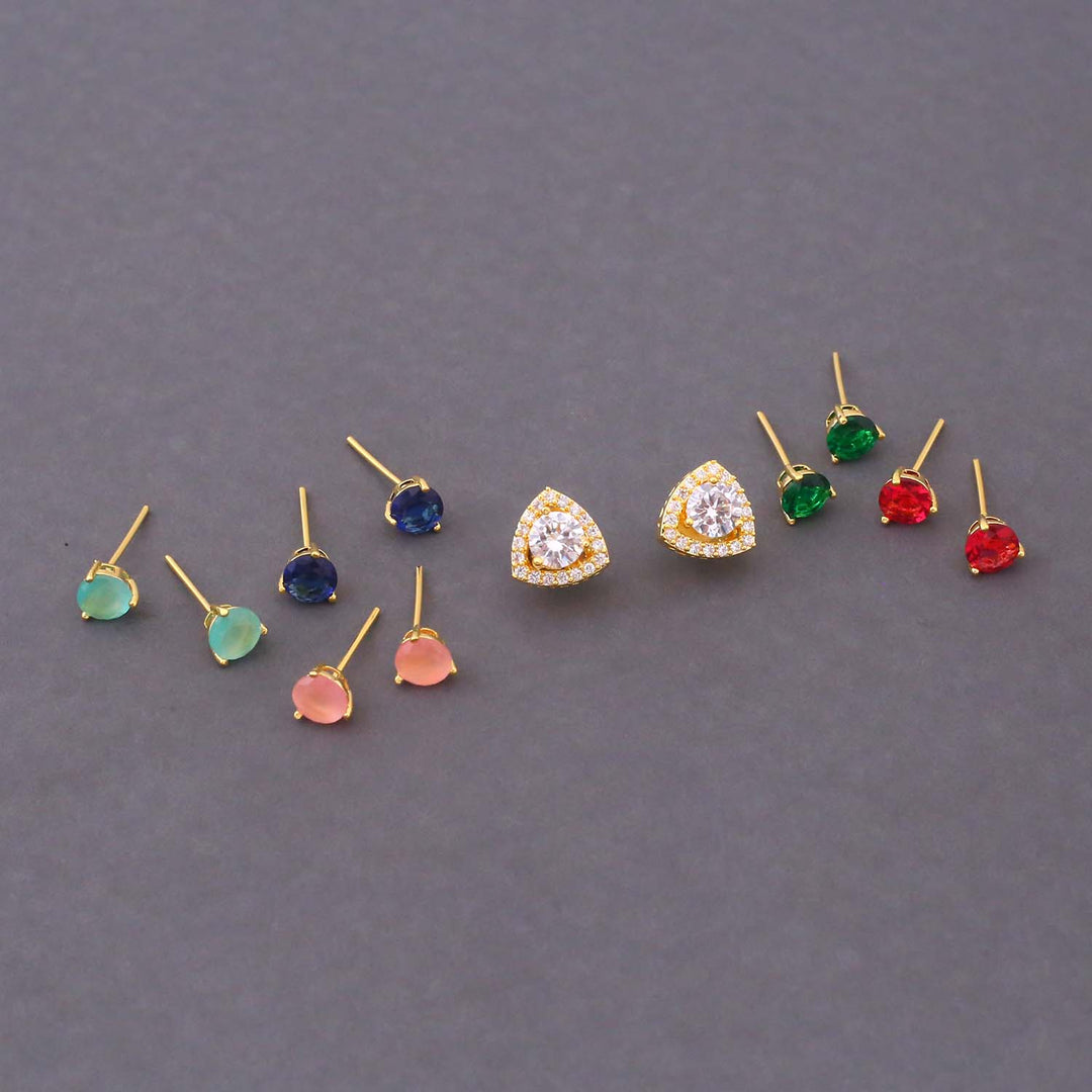 Multicolor Inna Color Changeable Studs