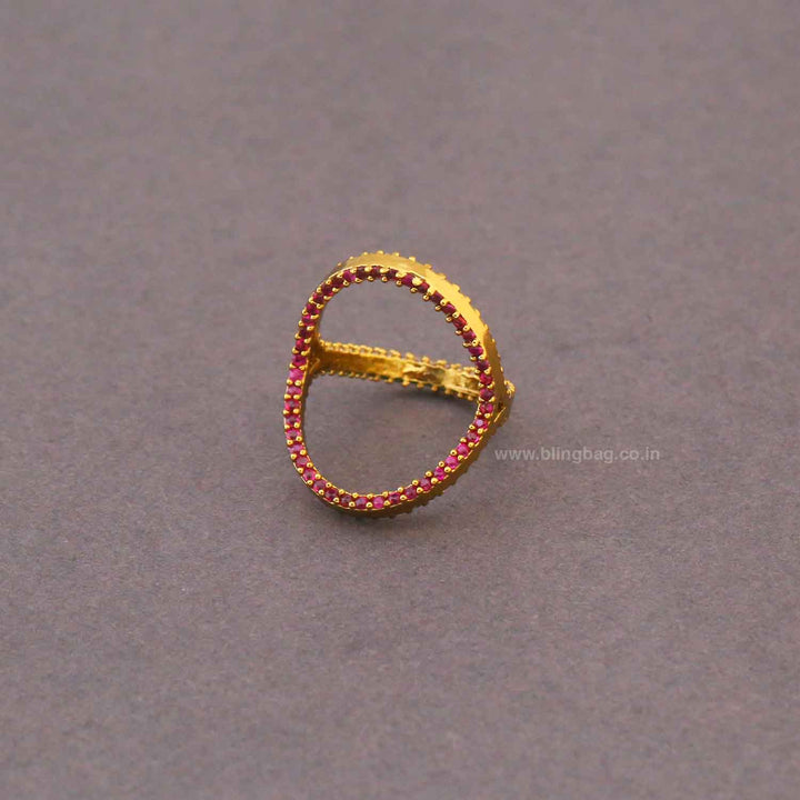 Multicolor Irra Victorian Ring