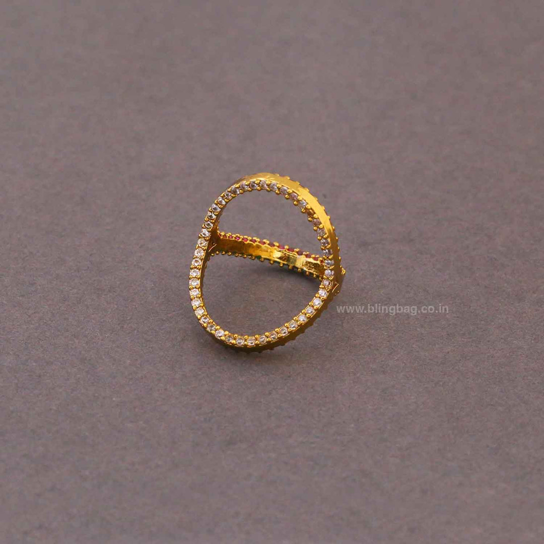 Multicolor Irra Victorian Ring