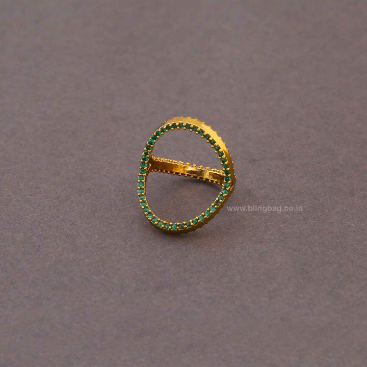 Multicolor Irra Victorian Ring