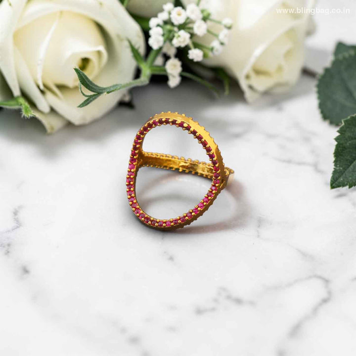 Multicolor Irra Victorian Ring