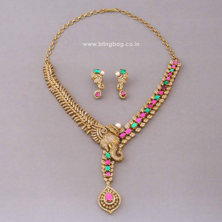 Multicolor Isabellaa Victorian Jewellery Set - New Arrival