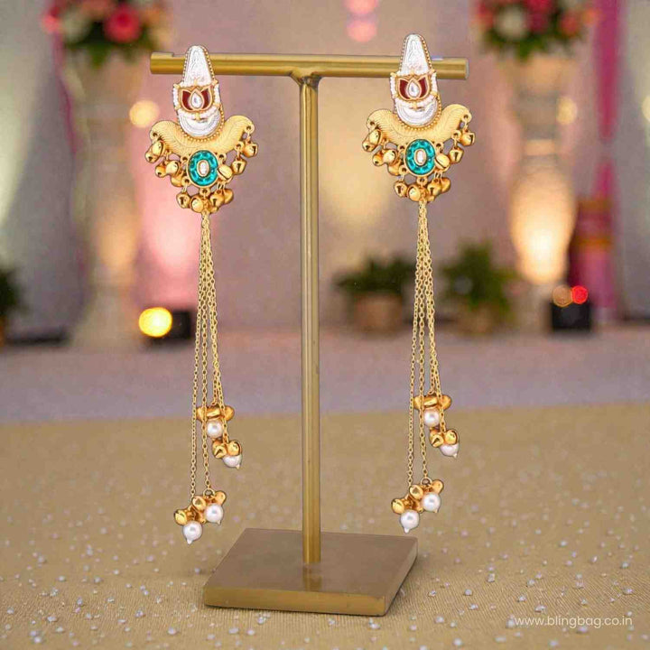 Multicolor Ishitaya Oxidised Danglers