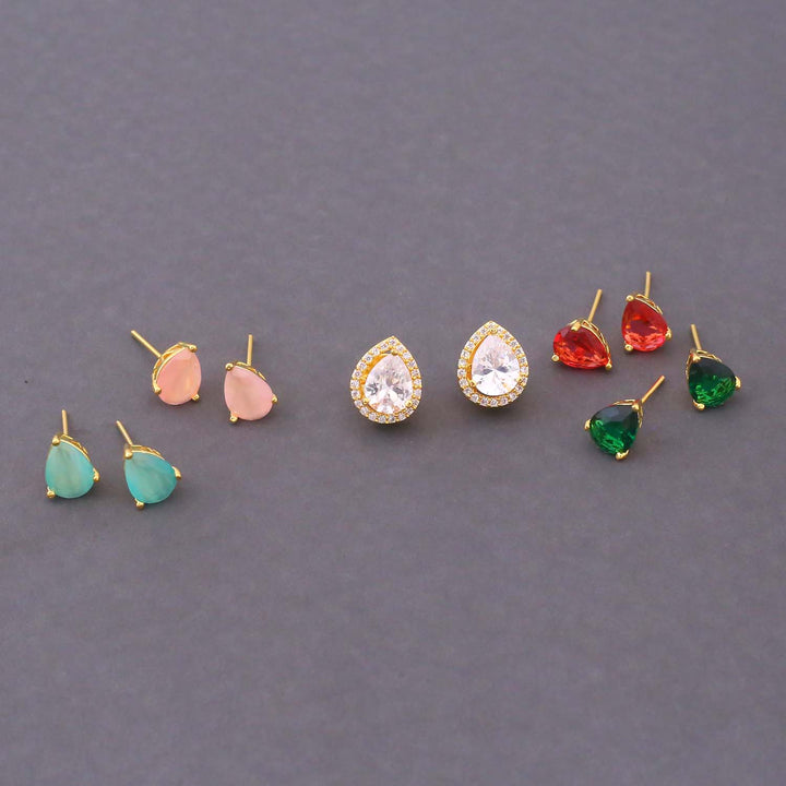 Multicolor Ivanna Color Changeable Studs