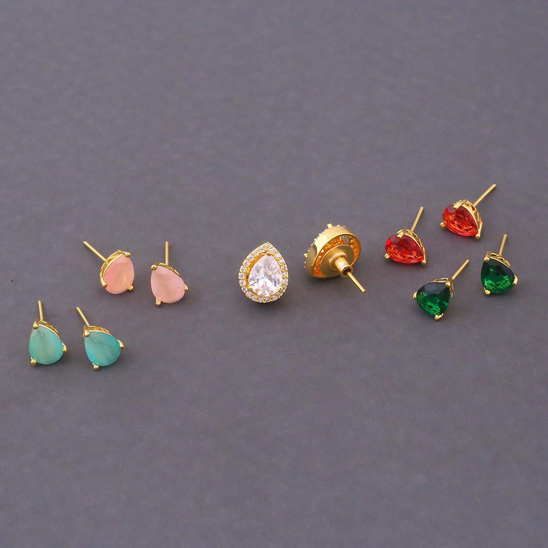 Multicolor Ivanna Color Changeable Studs