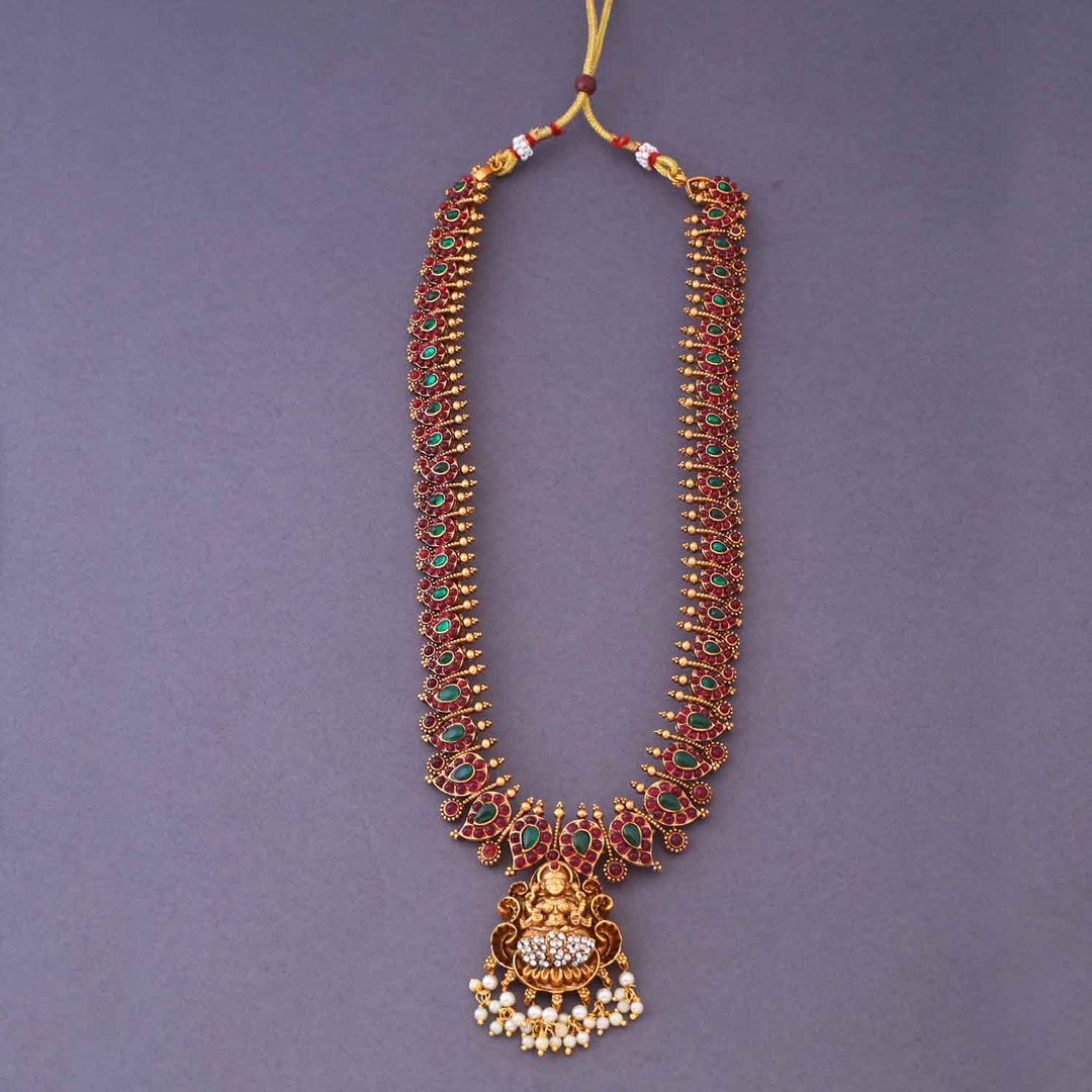 Multicolor Jagaddhatri Bridal Temple Jewellery Set- New Arrival