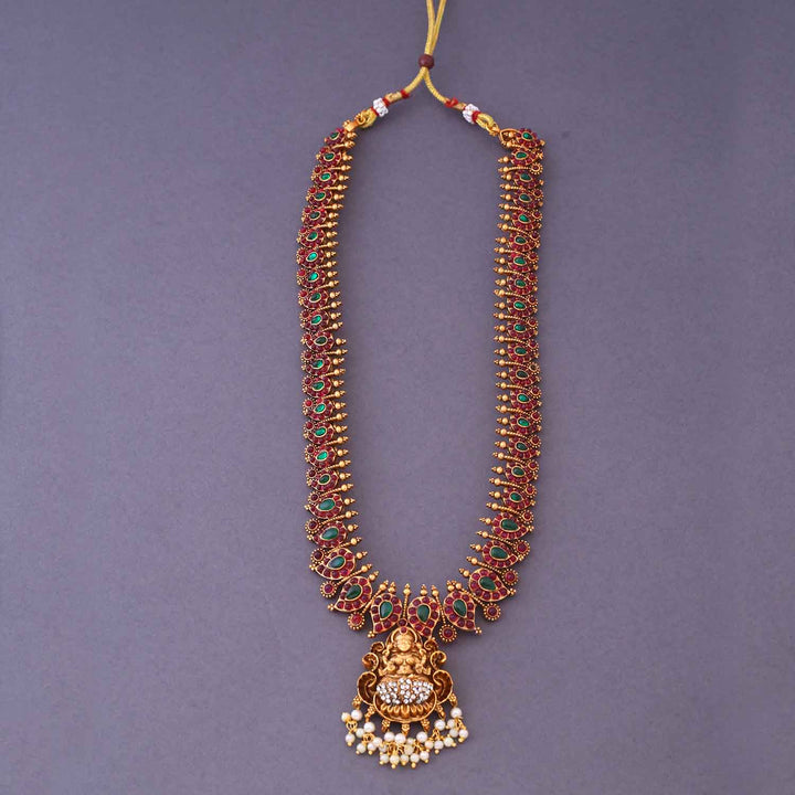 Multicolor Jagaddhatri Bridal Temple Jewellery Set- New Arrival