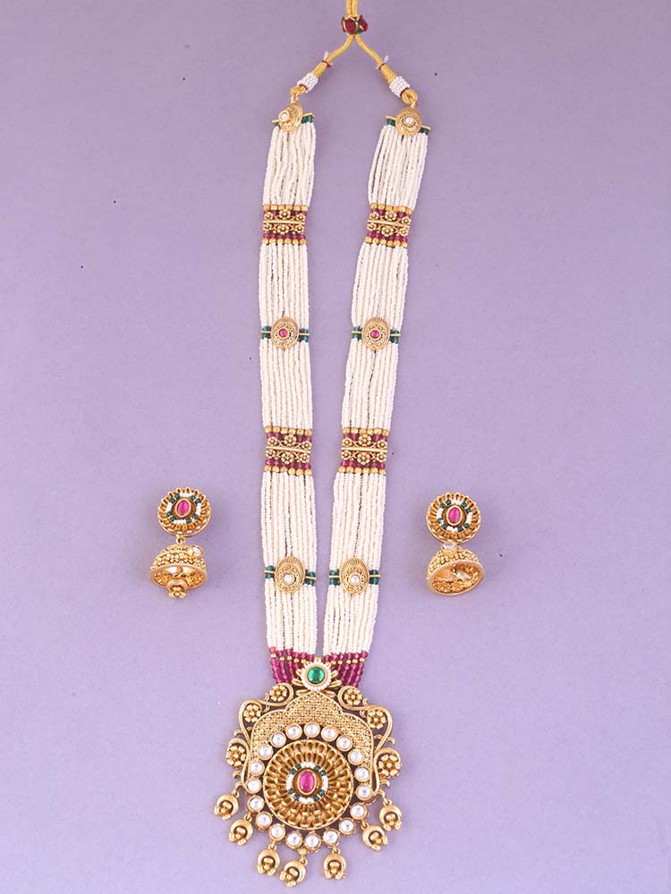 Multicolor Jaithra Rajwadi Set