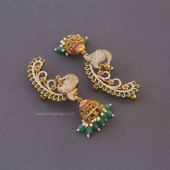 Multicolor Jansi Jhumkis