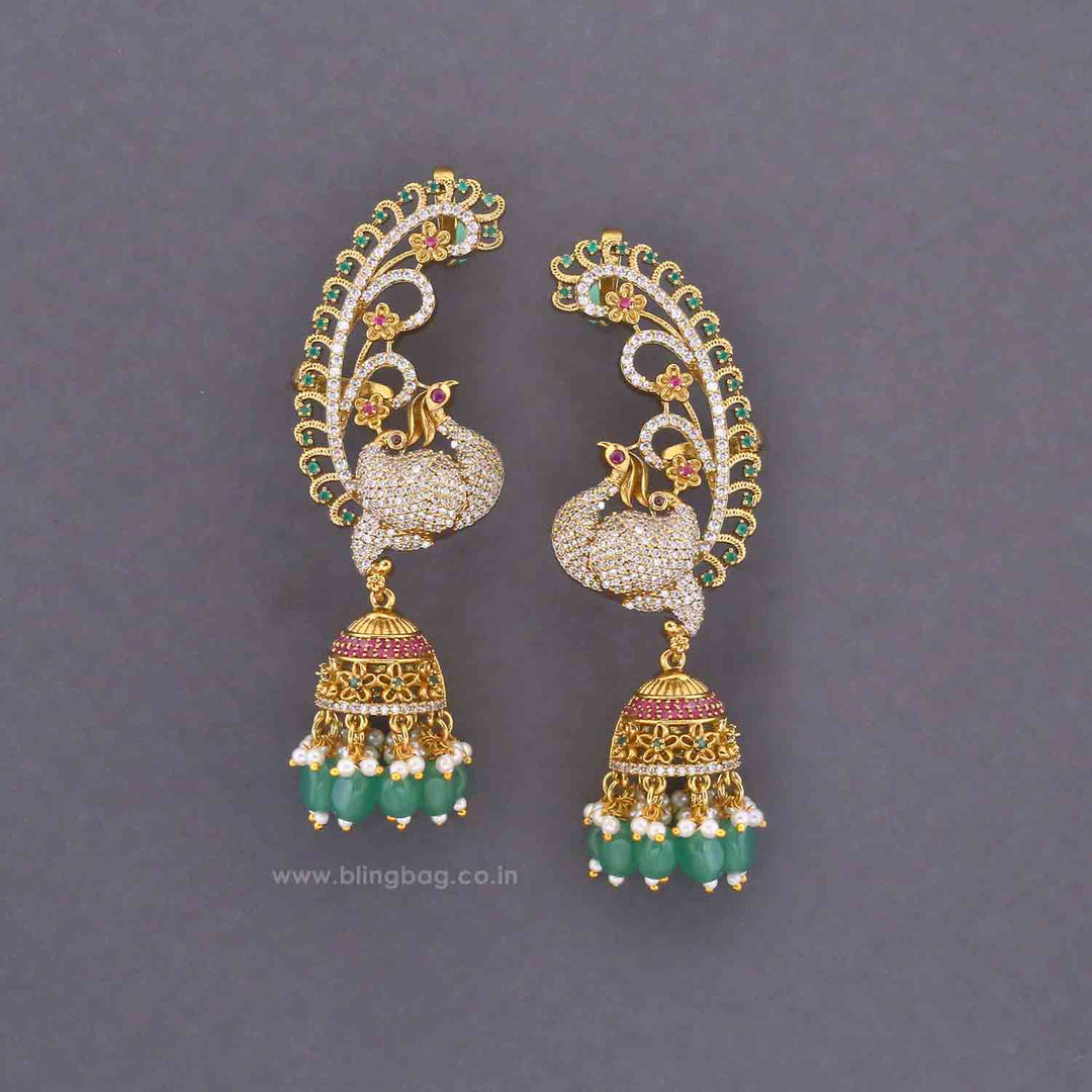 Multicolor Jansi Jhumkis