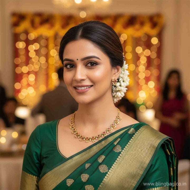 Multicolor Japna Antique Jewellery Set - New Arrival