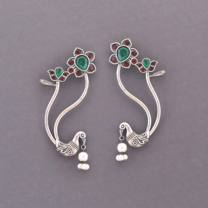 Multicolor Jashria Oxidised Danglers