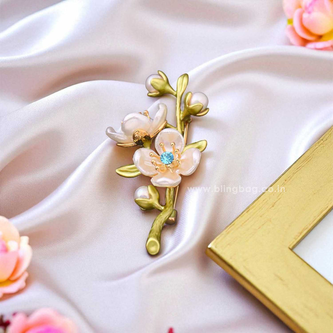 Multicolor Jasmine Brooch