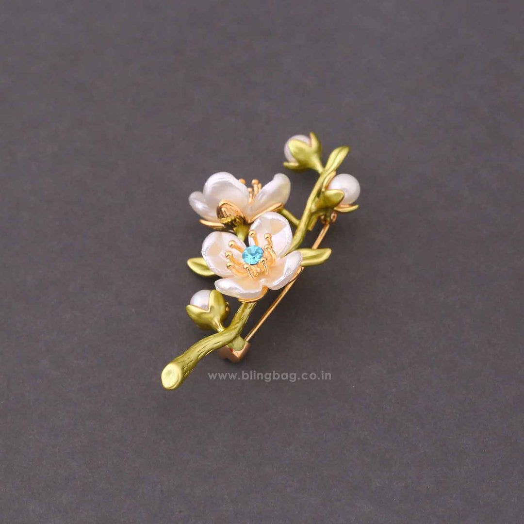 Multicolor Jasmine Brooch