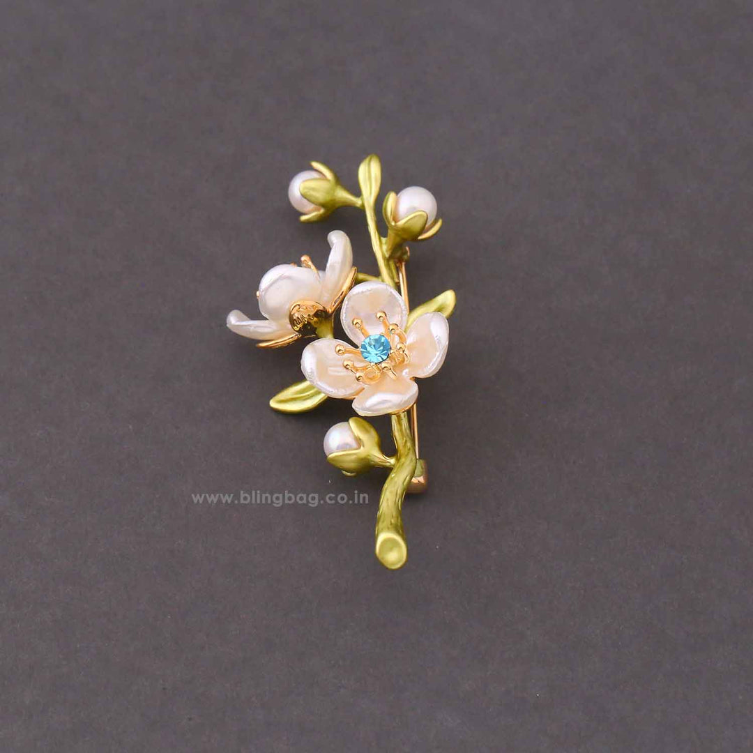 Multicolor Jasmine Brooch
