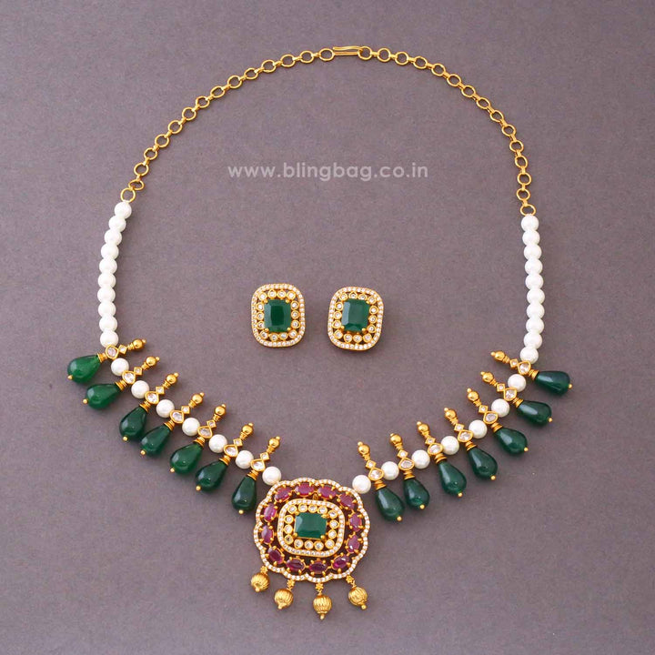 Multicolor Jaya Antique Jewellery Set- New Arrival