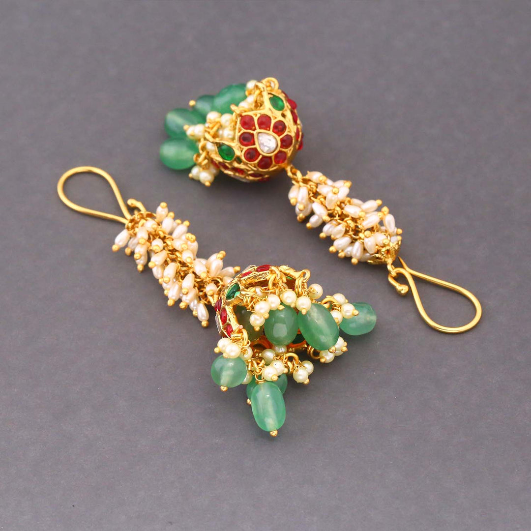 Multicolor Jayabalan Jhumkis