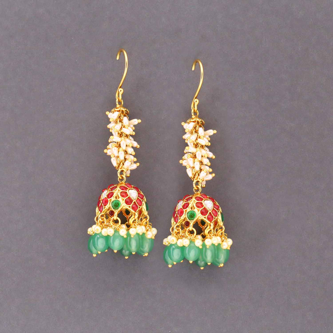 Multicolor Jayabalan Jhumkis