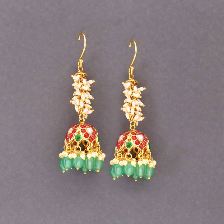 Multicolor Jayabalan Jhumkis