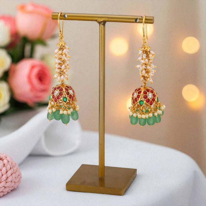 Multicolor Jayabalan Jhumkis