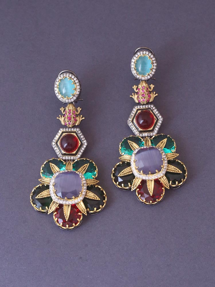 Multicolor Juiely Danglers