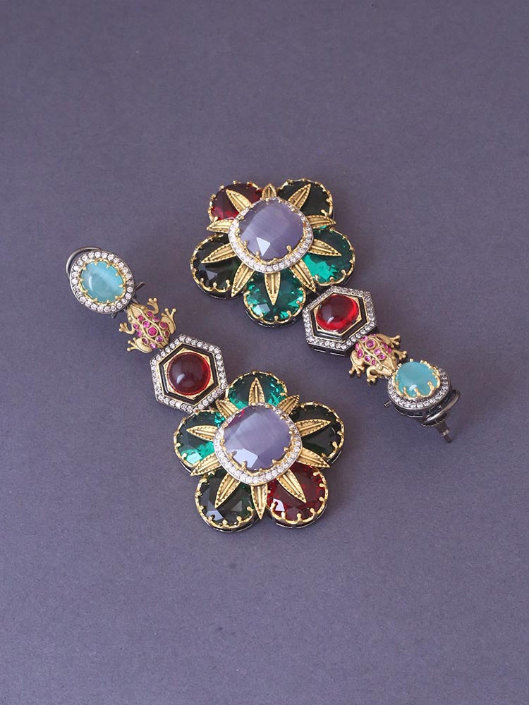 Multicolor Juiely Danglers