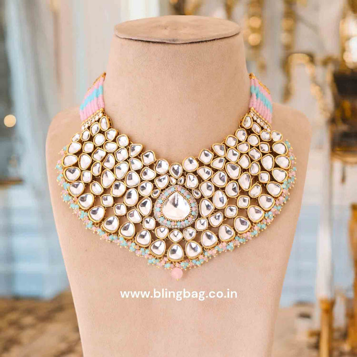 Multicolor Kairavi Kundan Jewellery Set