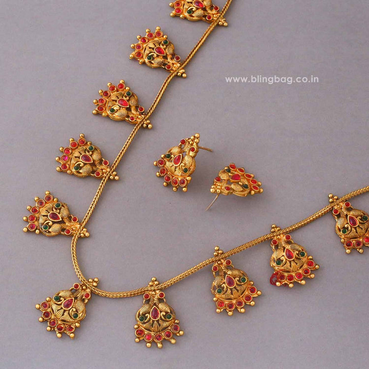 Multicolor Kalishri Antique Jewellery Set- New Arrival