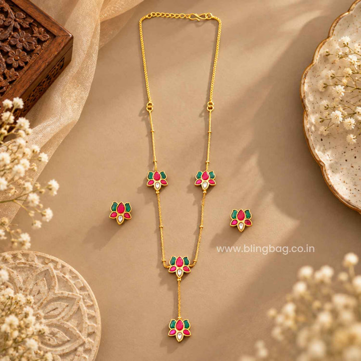 Multicolor Kalyani Antique Jewellery Set- New Arrival