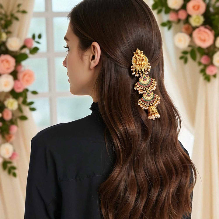 Multicolor Kamakshi Temple Hair Chooti