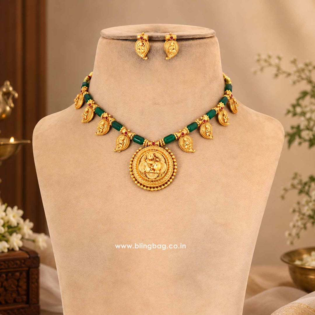 Multicolor Kamini Antique Jewellery Set- New Arrival