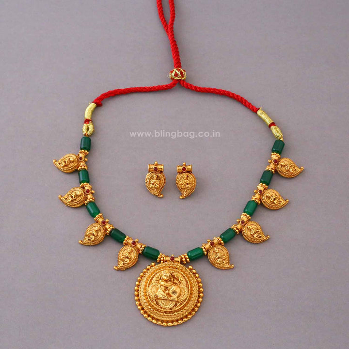 Multicolor Kamini Antique Jewellery Set- New Arrival