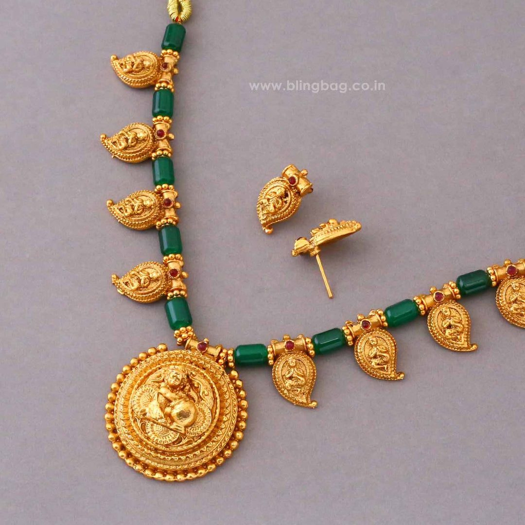 Multicolor Kamini Antique Jewellery Set- New Arrival