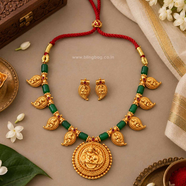 Multicolor Kamini Antique Jewellery Set- New Arrival