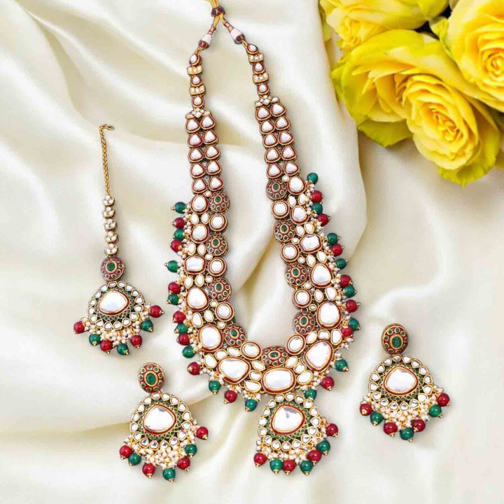 Multicolor Kareena Kundan Jewellery Set