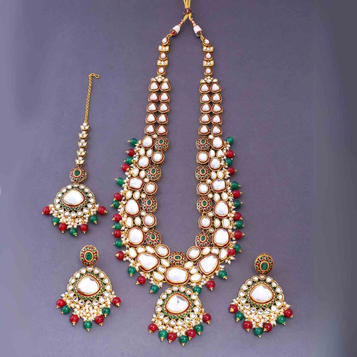 Multicolor Kareena Kundan Jewellery Set