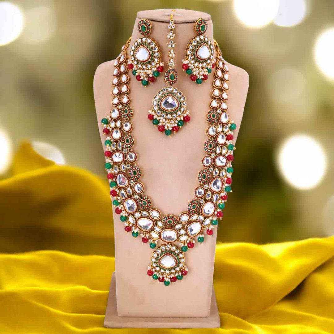 Multicolor Kareena Kundan Jewellery Set