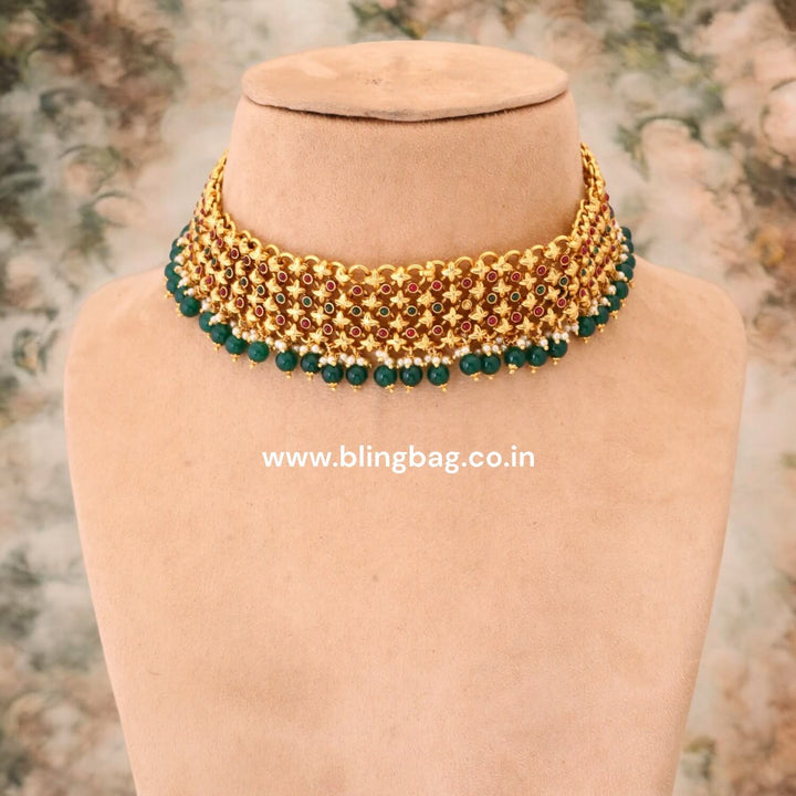 Multicolor Karishma Antique Jewellery Set - New Arrival