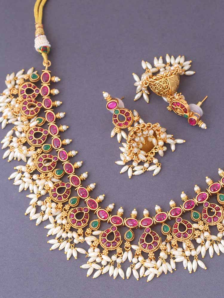 Multicolor Kashtha Jewellery Set
