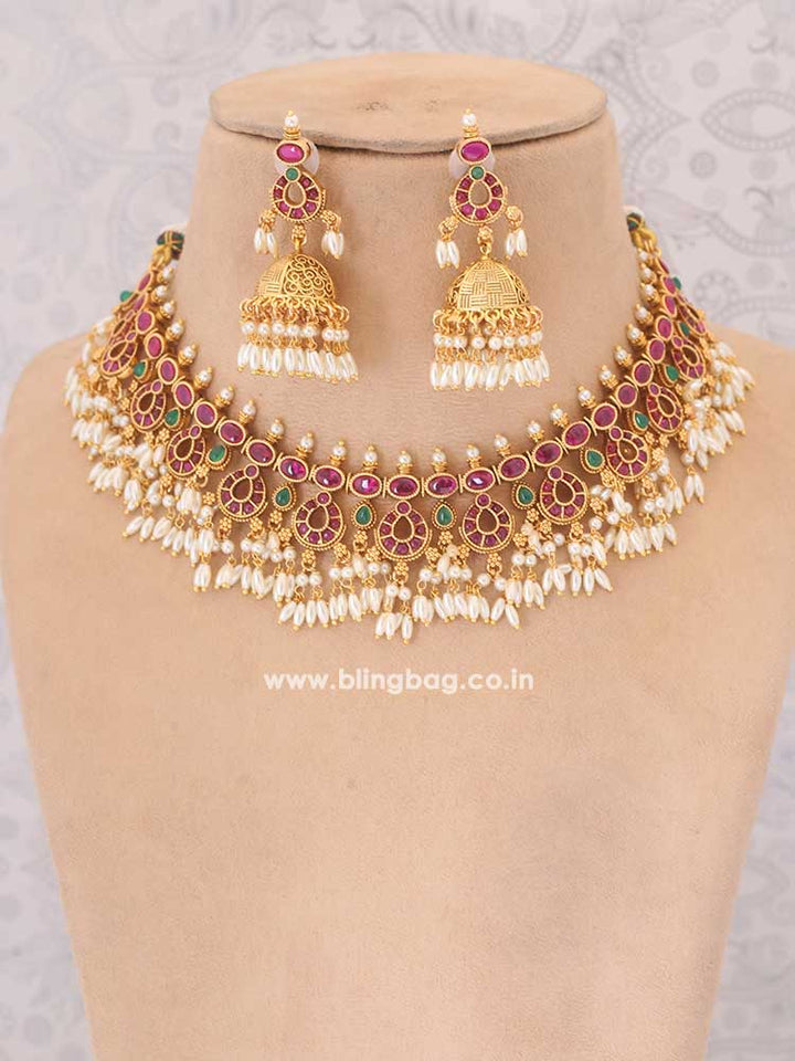 Multicolor Kashtha Jewellery Set