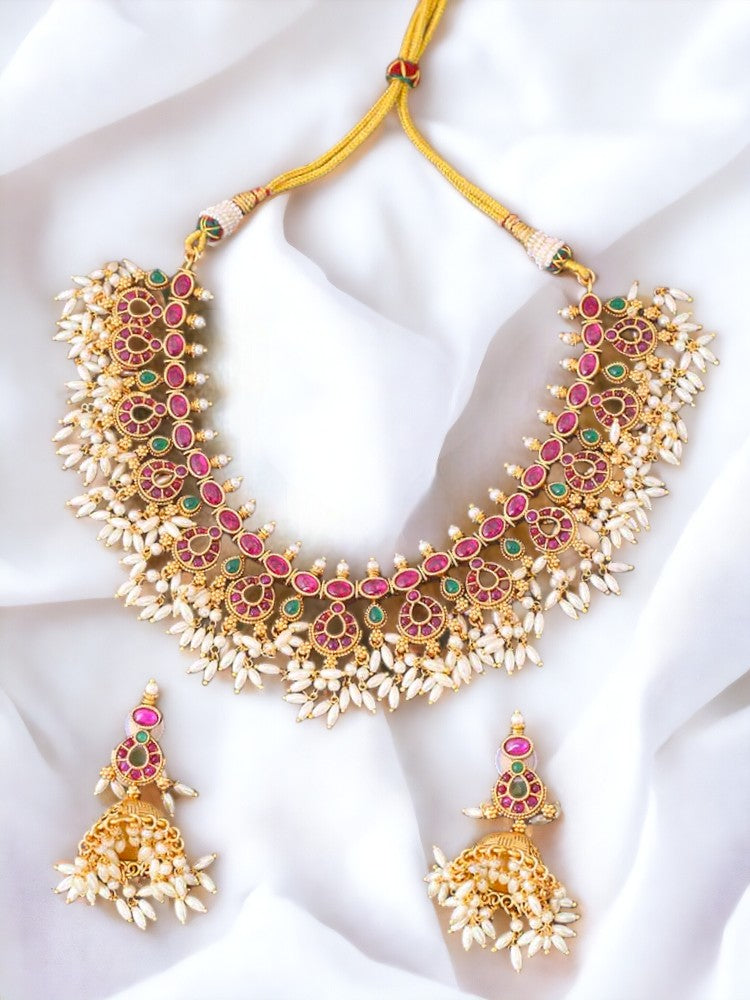 Multicolor Kashtha Jewellery Set